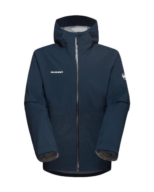 Mammut Blue Linard Guide Hs Hooded Jacket for men