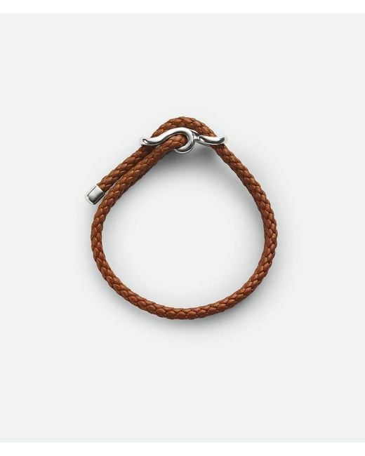 Bottega Veneta Brown Leather Bracelet for men