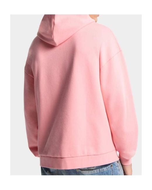 DSquared² Pink Rebels Relax Fit Hoodie for men