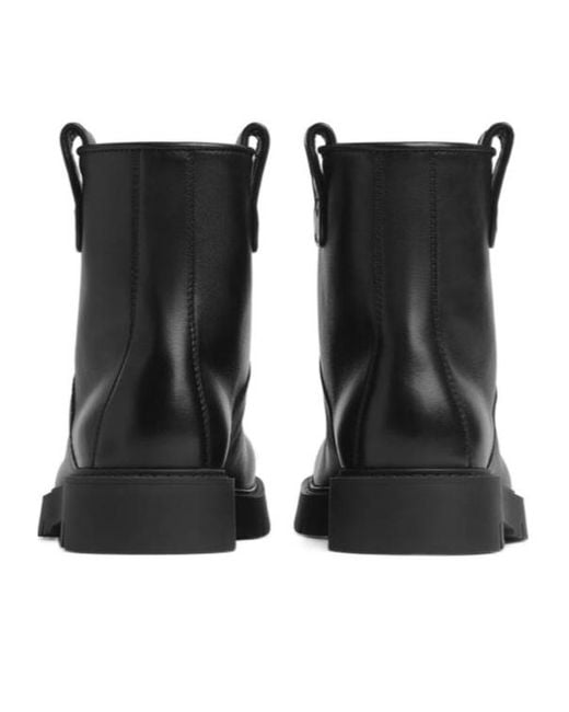 Bottega Veneta Black Haddock Ankle Boots for men