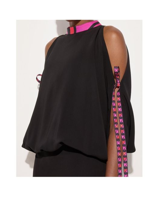 Emilio Pucci Black Printed Dress