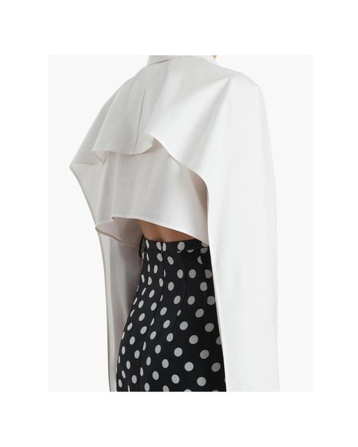 Khaite White Fritz Top