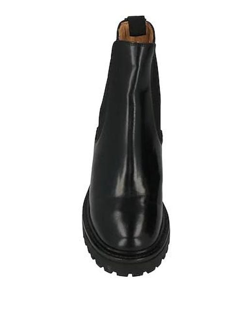 Isabel Marant Black Leather Chelsea Boots