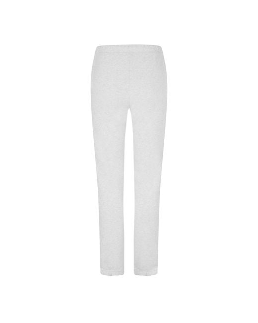 Anine Bing White Logo Detail Sweatpants