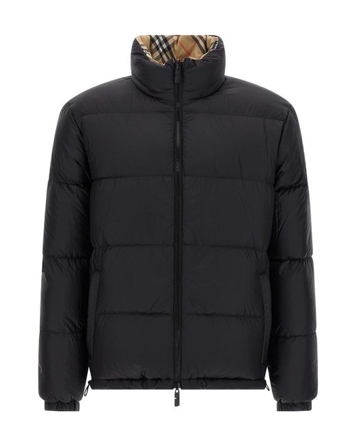 Burberry Brown Snowdon Down Jacket for men