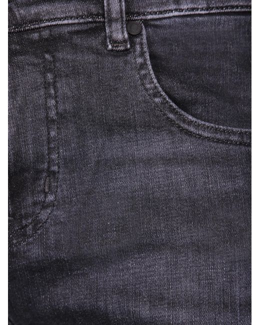 7 For All Mankind Blue Five-Pocket Jeans for men