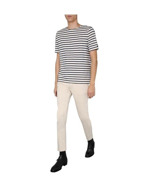 Saint James White Polo/ T-Shirt / Blouse for men