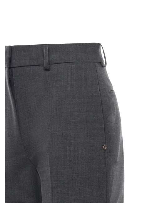 Ottod'Ame Gray Ottod'Ame Cool Wool Tailored Pants