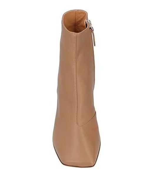 Maison Margiela Brown Minimal Leather Ankle Boots