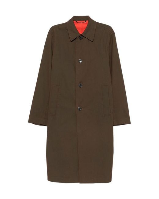 Dries Van Noten Brown Long-Sleeved Coat for men