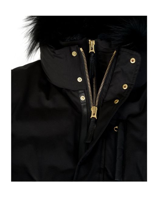 Mackage Black Long-Sleeved Cotton-Padded Jacket for men