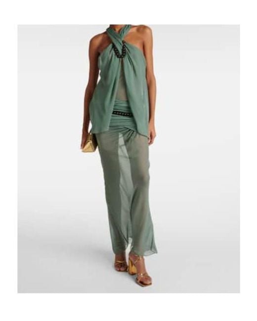 Christopher Esber Green Sleeveless Dress