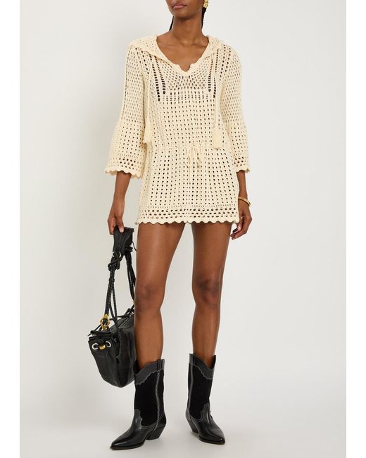 Isabel Marant Natural Cotton Blend Dress