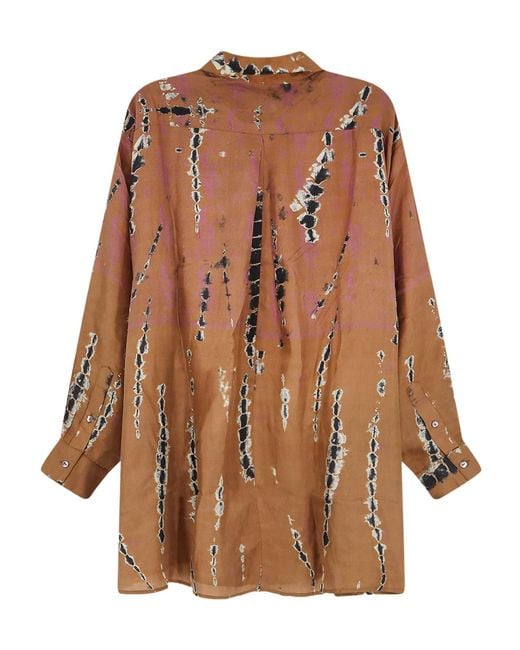 Mes Demoiselles Brown Long-Sleeved Shirt