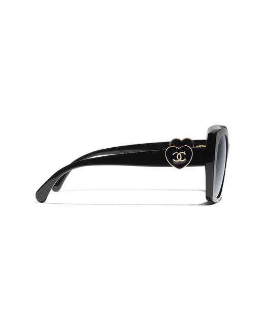 Chanel White Square Sunglasses