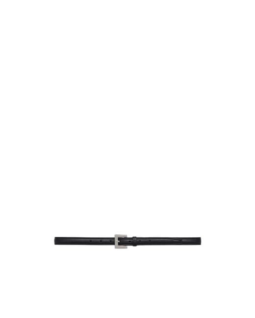 Anine Bing White Nicola Buckle Fastened Belt