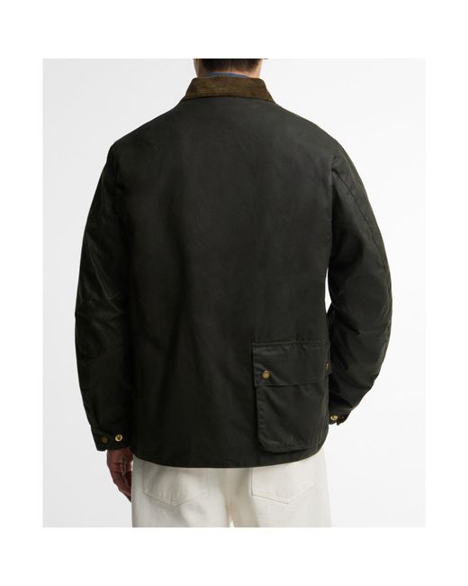 Barbour Black Stand Collar Utility Jacket for men