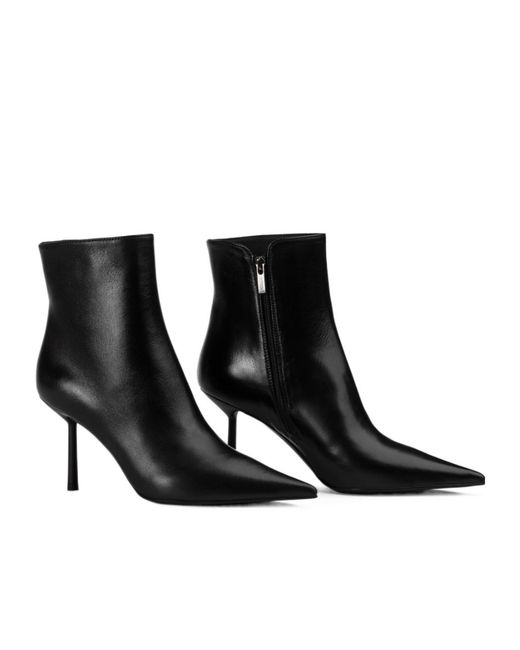 Le Silla Black 105Mm Zip Boots
