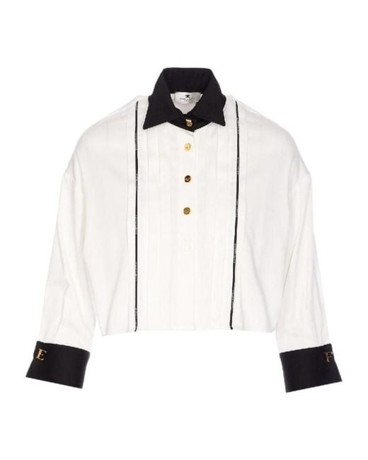 Elisabetta Franchi White Shirts
