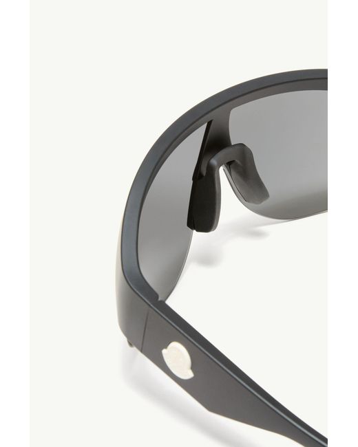 Moncler Gray Myrr Oval Sunglasses for men