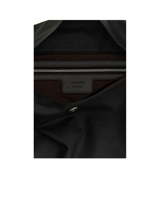 Lemaire Black Trench Pocket Small Shoulder Bag for men