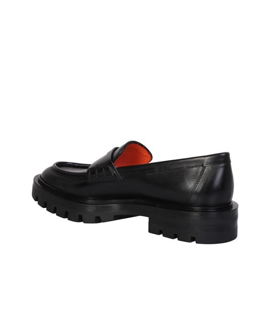 Santoni Black Shoes