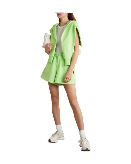 Holzweiler Green Plain Weave Shorts