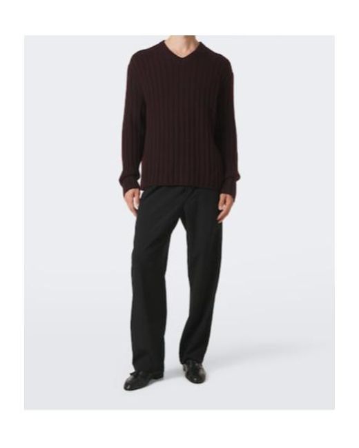 The Row Brown Ettore Cashmere Sweater for men