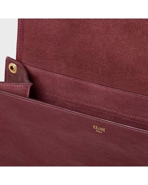 Céline Red Soft Triomphe Besace