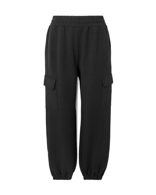 Varley Black Elastic Waist Casual Pants