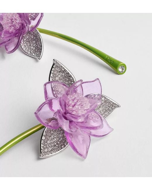 Dior Pink En Fleurs Earrings