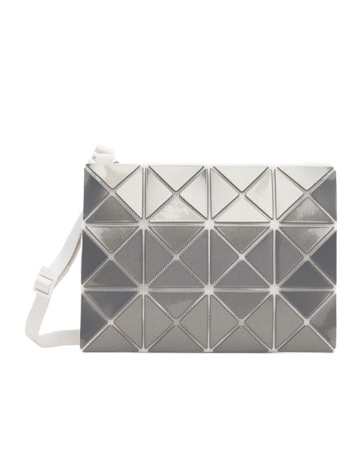 Issey Miyake Gray Single-Shoulder Bag With Adjustable Strap