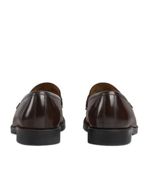 Gucci Black Horse-Decorated Loafers for men