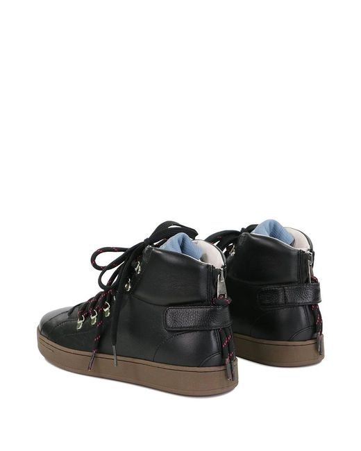 Dolce & Gabbana Black Strap-Up Casual Sneakers for men