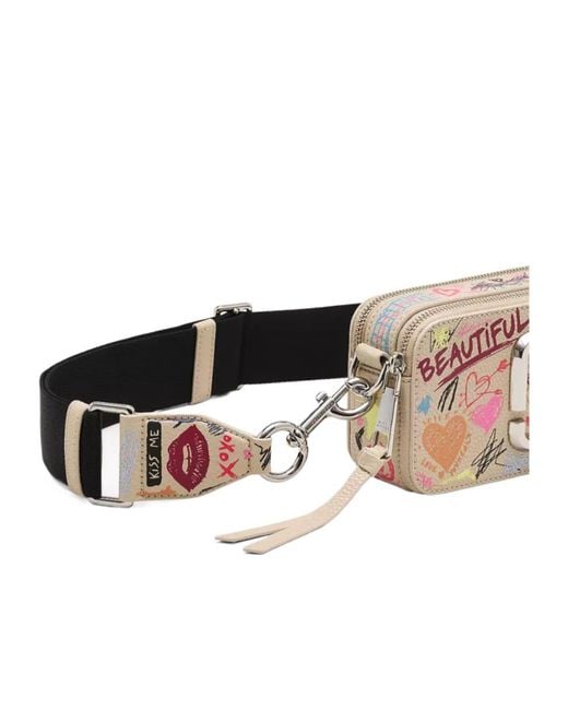 Marc Jacobs Multicolor The Punk Scribble Snapshot Crossbody Bag