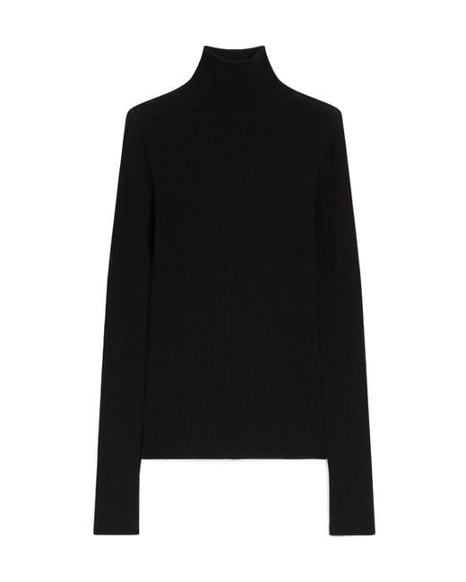 Sportmax Black Niagara Turtleneck Knitted Jumper