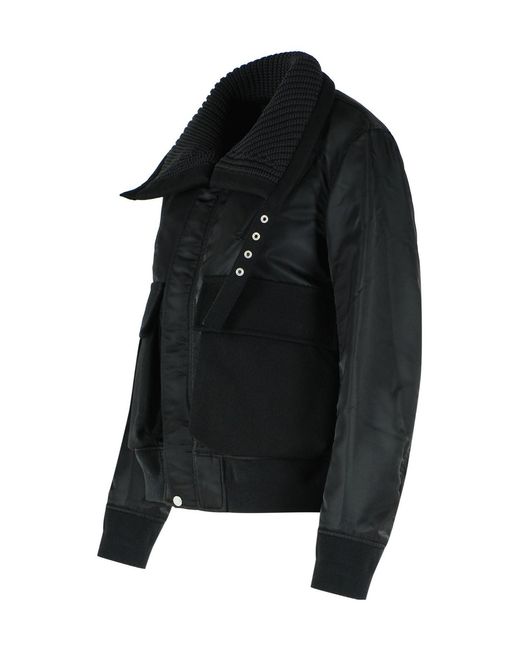 Sacai Black Patch Pocket Bomber Jacket