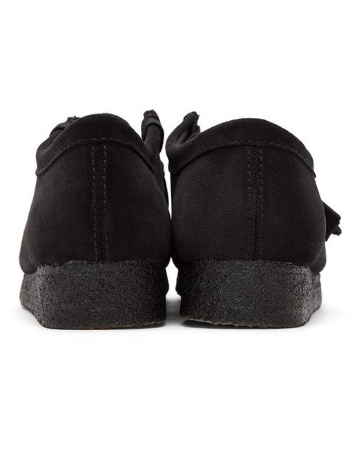 Clarks Black Wallabee Lace-Up Boots for men
