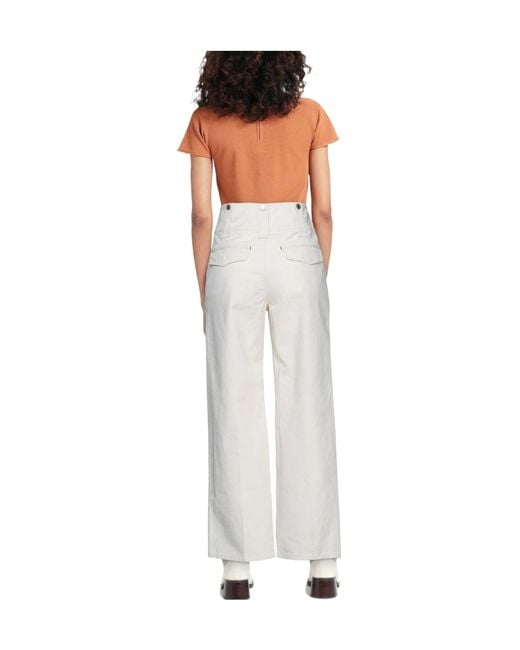 Isabel Marant White Denim Trousers
