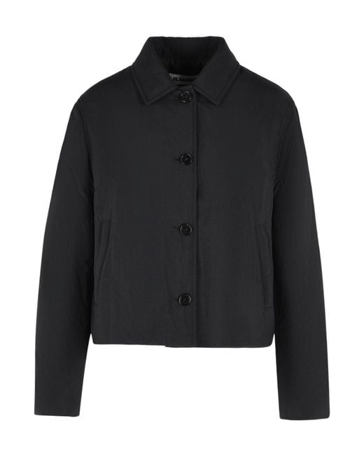 Jil Sander Black Cropped Sport Jacket