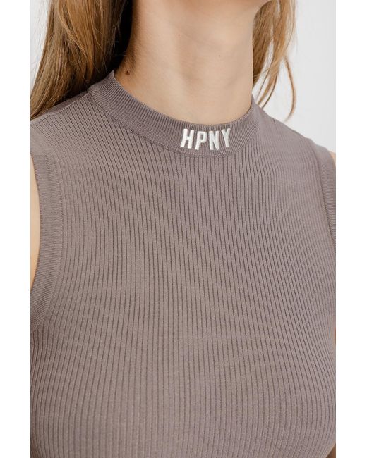 Heron Preston Brown Sleeveless Dress