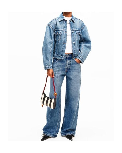 Jacquemus Blue Jacquard Denim Jacket