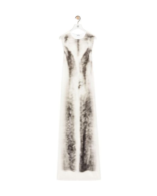 Loewe Tube Dress in White | Lyst