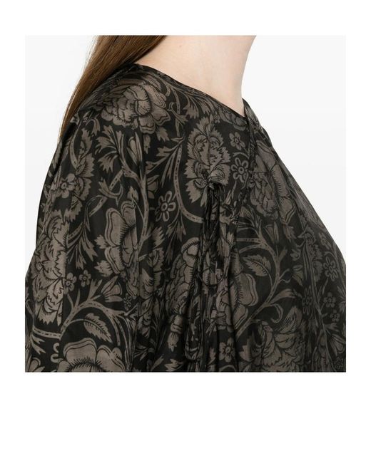 Uma Wang Gray Printed Tops