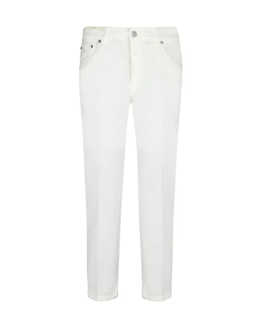 Pt Pantaloni White Pt Torino Straight-Leg Jeans for men