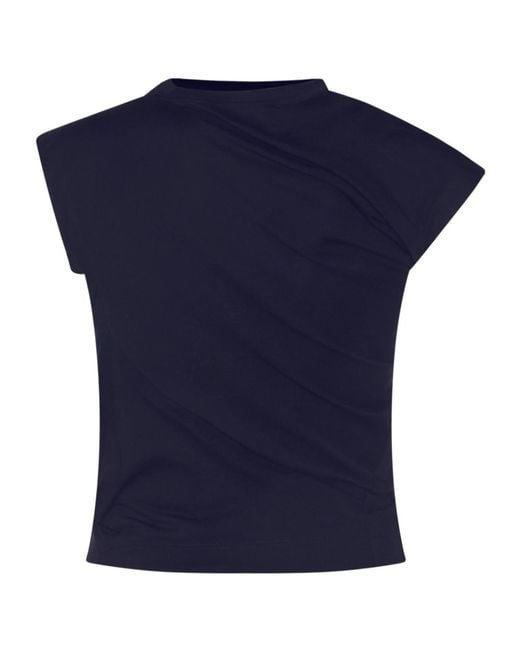 Vivienne Westwood Blue Orb Logo Sleeveless Top