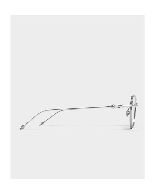 Gentle Monster White Ep 02 Round-Frame Glasses for men