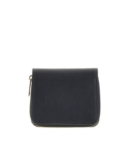 Tod's Blue Zip-Around Wallet