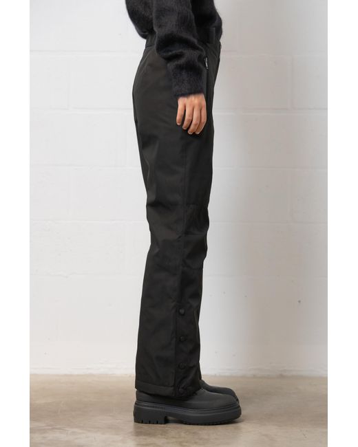 Yves Salomon Blue Button Open And Close Casual Pants
