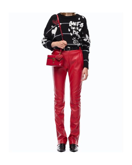Pinko High-Shine Flared Trousers